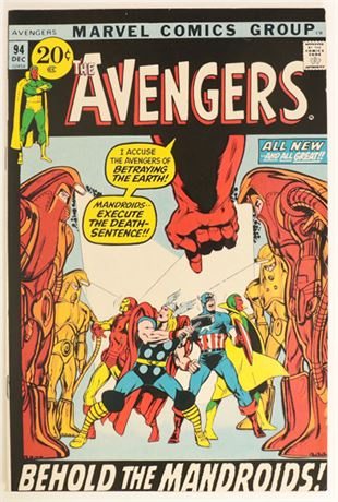 DIG Auction - Avengers #94 VF- 1971
